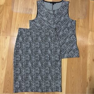 Banana Republic Chevron Print Skirt Set